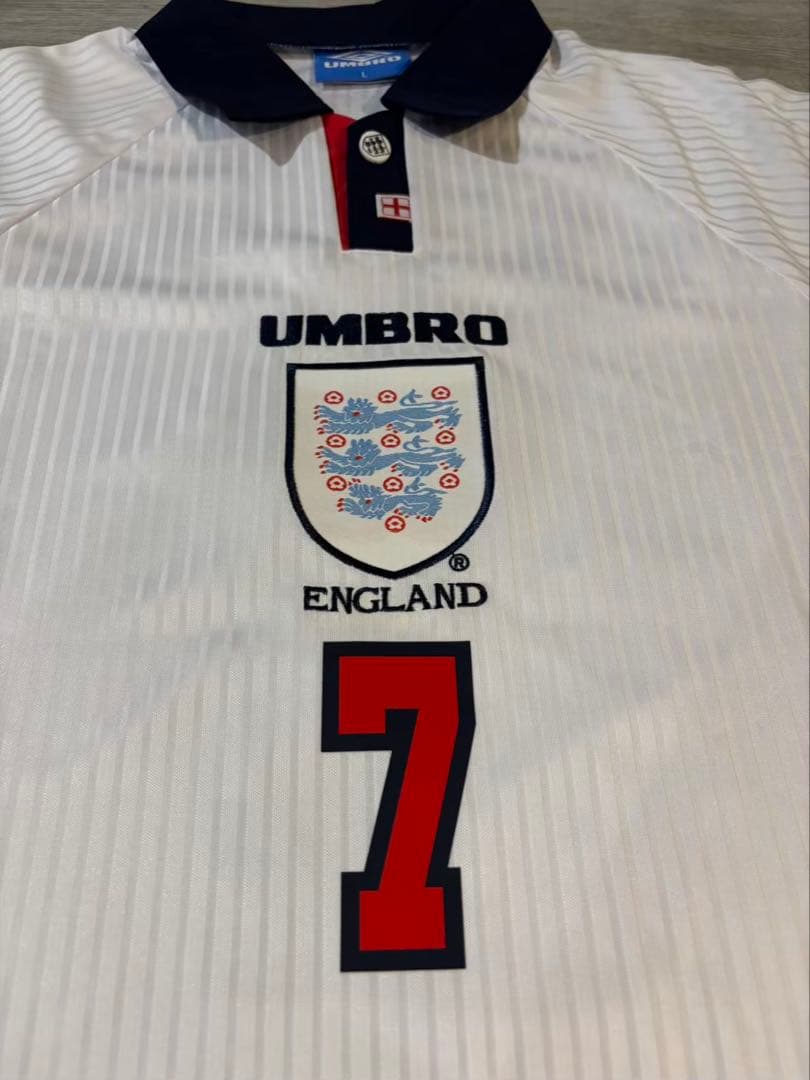 433 UMBRO 1998年 イングランド代表 ベッカムシャツ