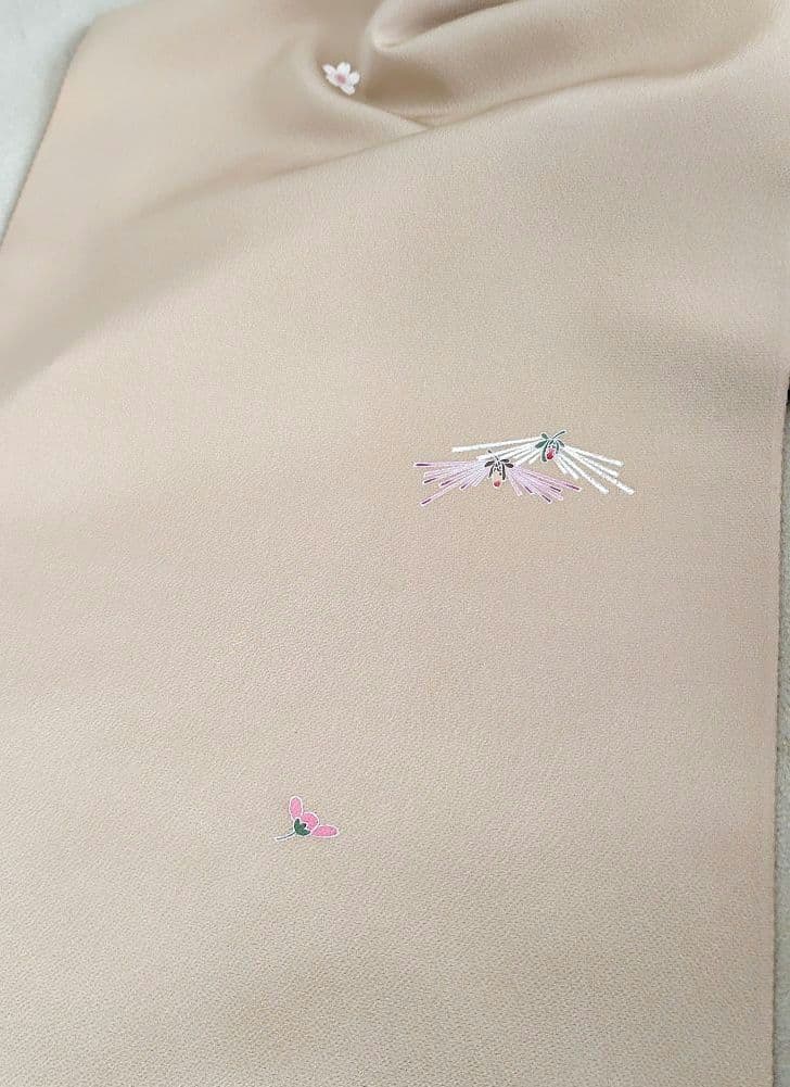 着物反物　手描き友禅　丹後ちりめん