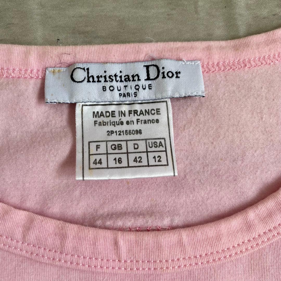 DIOR j'adore ガリアーノ期 半袖 Tシャツ ピンク Mサイズ