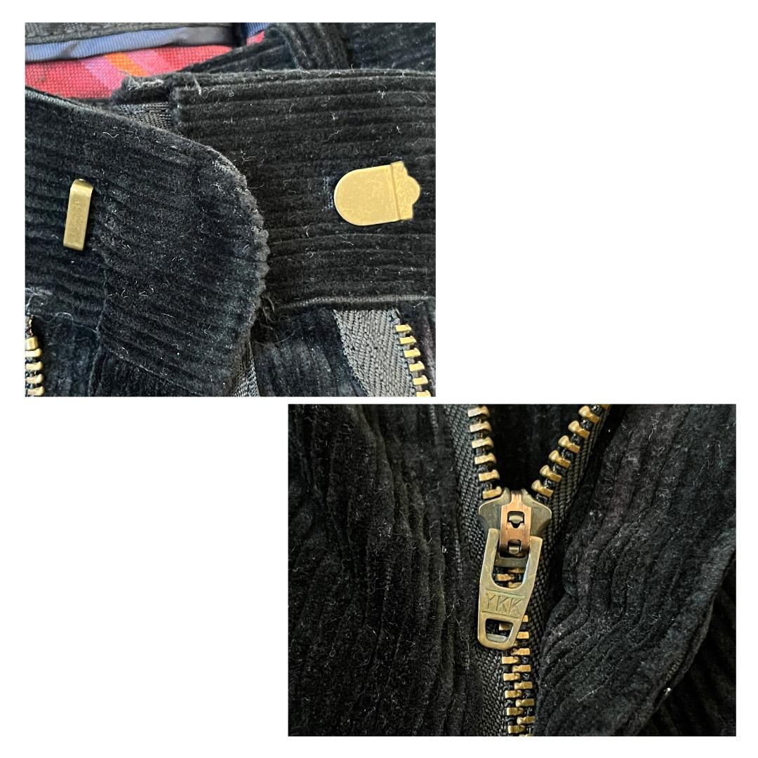 ポロバイ ラルフローレン W38 ポロチノ コーデュロイ 古着 黒 17812