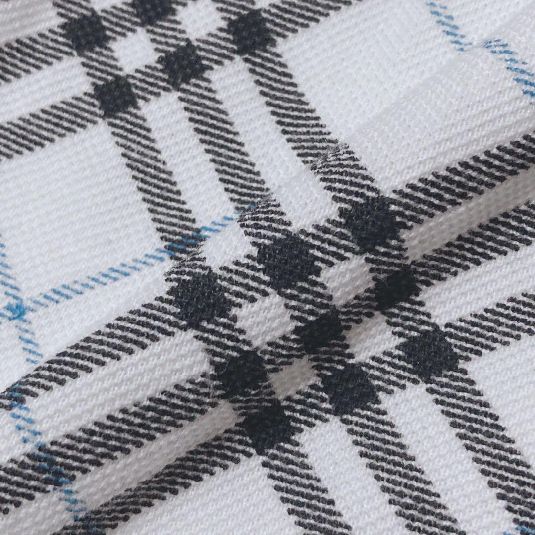 バーバリーゴルフ　半袖ワンピース　ゴルフウェア　半袖　チェック柄　日本製