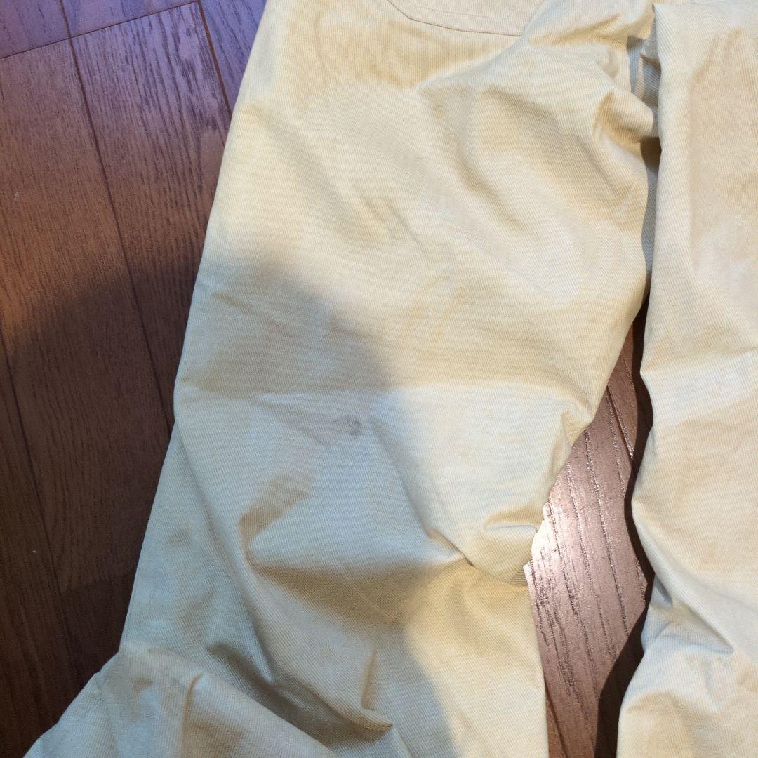 【美品】ROXY　スノボウェア　上下セット　総柄　デニム風　イエロー　Ｓ