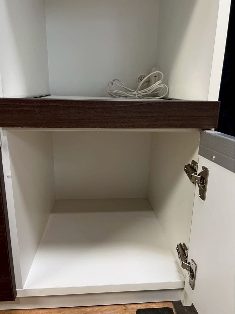 創愛ファニチュア ティーノ100 食器棚 レンジボードW99