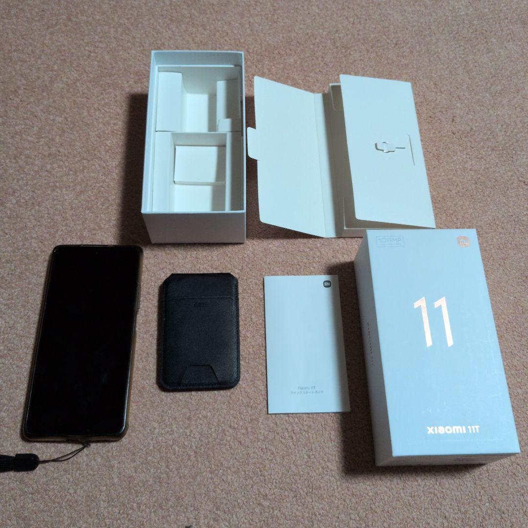 Xiaomi 11T ホワイト スマートフォン本体 箱 おまけ付き 使用感あり