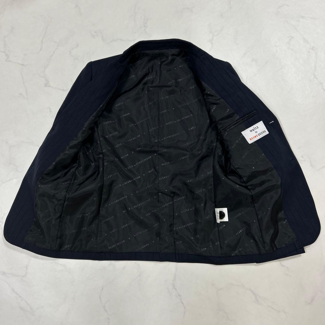 極美品】ウォルツバイビームスデザイン セットアップ フォーマル ネイビー 140