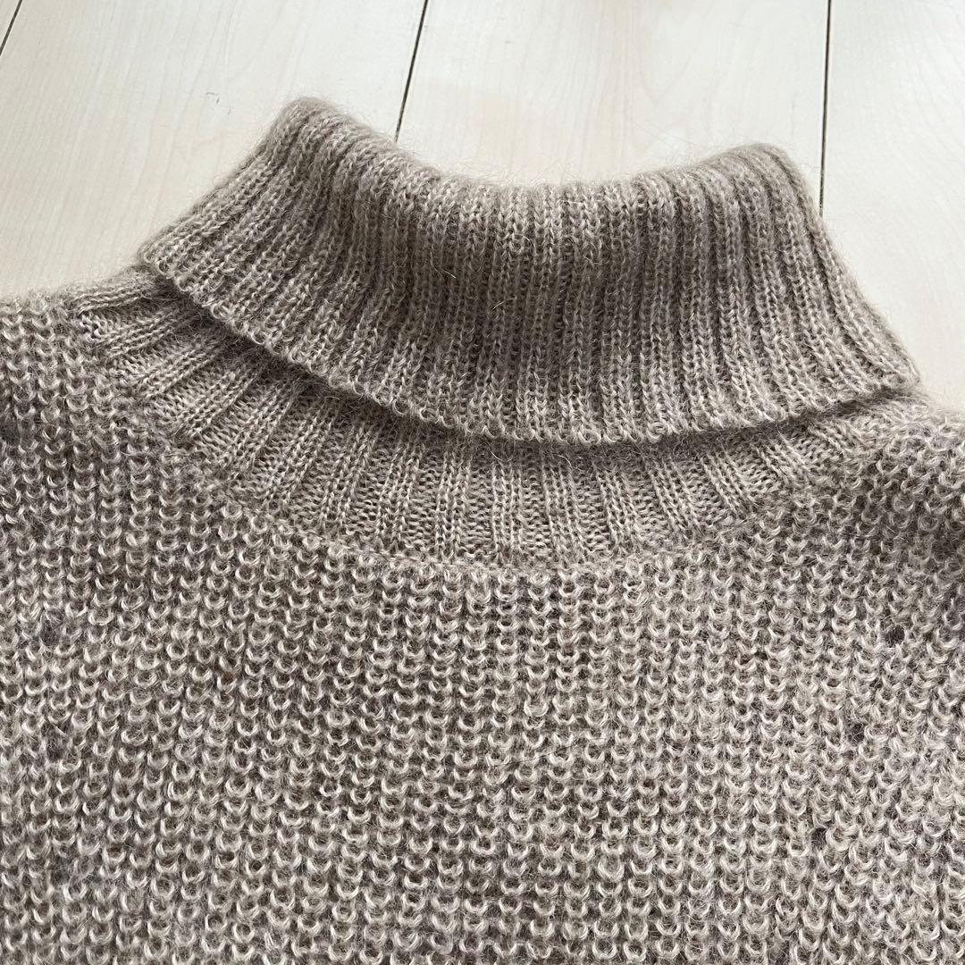 Y's ワイズ ヨウジヤマモト モヘヤブレンド タートルネック ニット ベスト