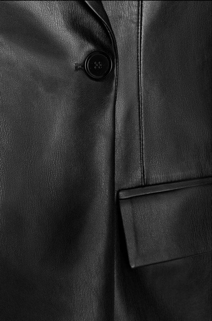 【美品】 ZARA レザー テーラード ブレザー 値下げ可