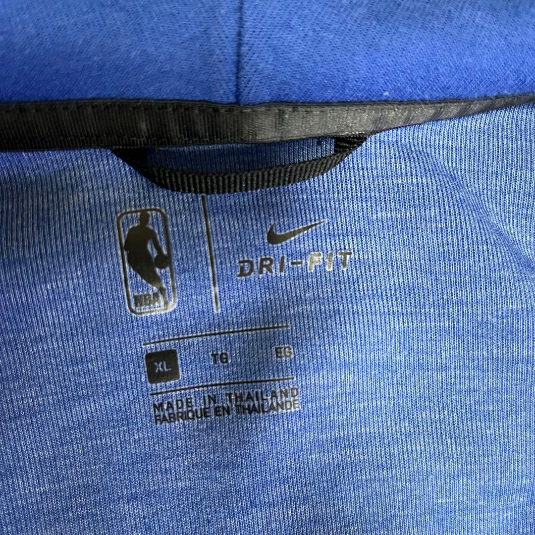 NIKE NBA ウォリアーズ パーカー 青 ブルー XL