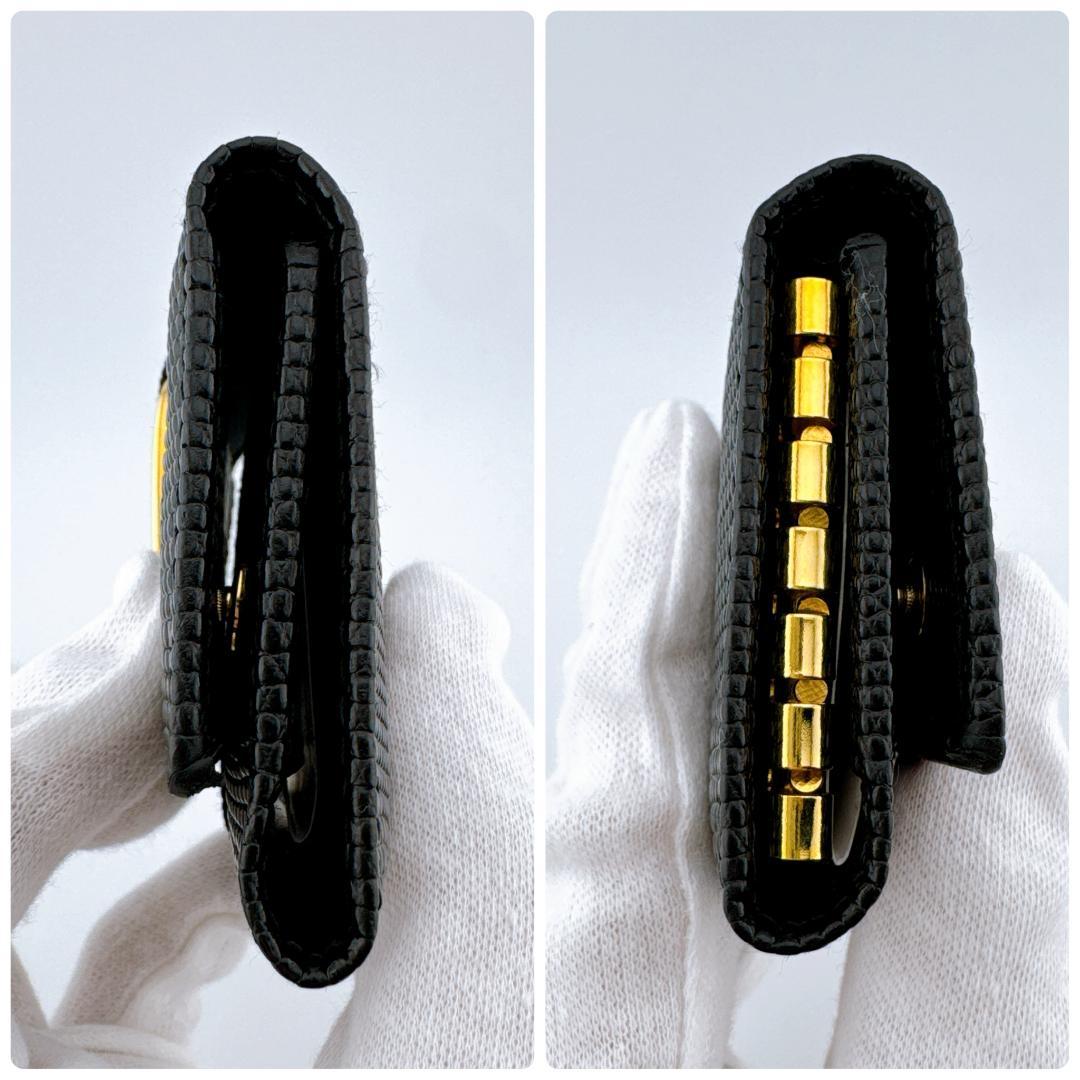 極美品 Salvatore Ferragamo キーケース ブラック 6連