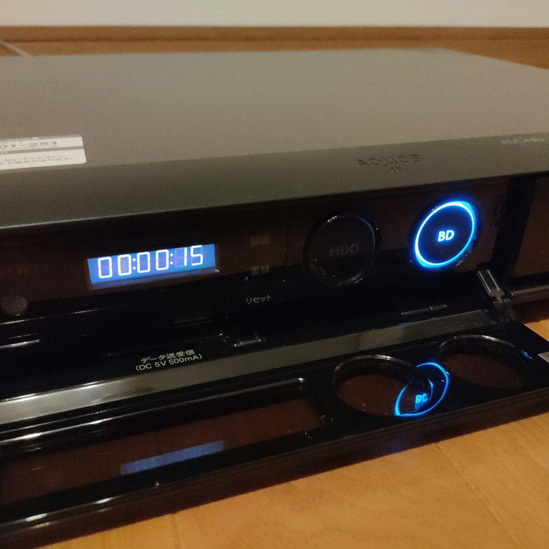 SHARP ブルーレイレコーダー BD-HDW32 320GB 互換リモコン付⑥