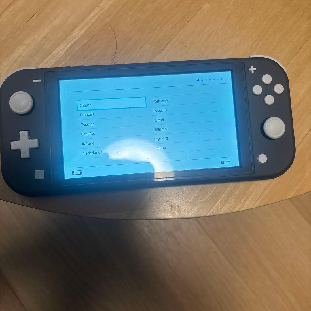 Nintendo Switch Lite グレー　美品