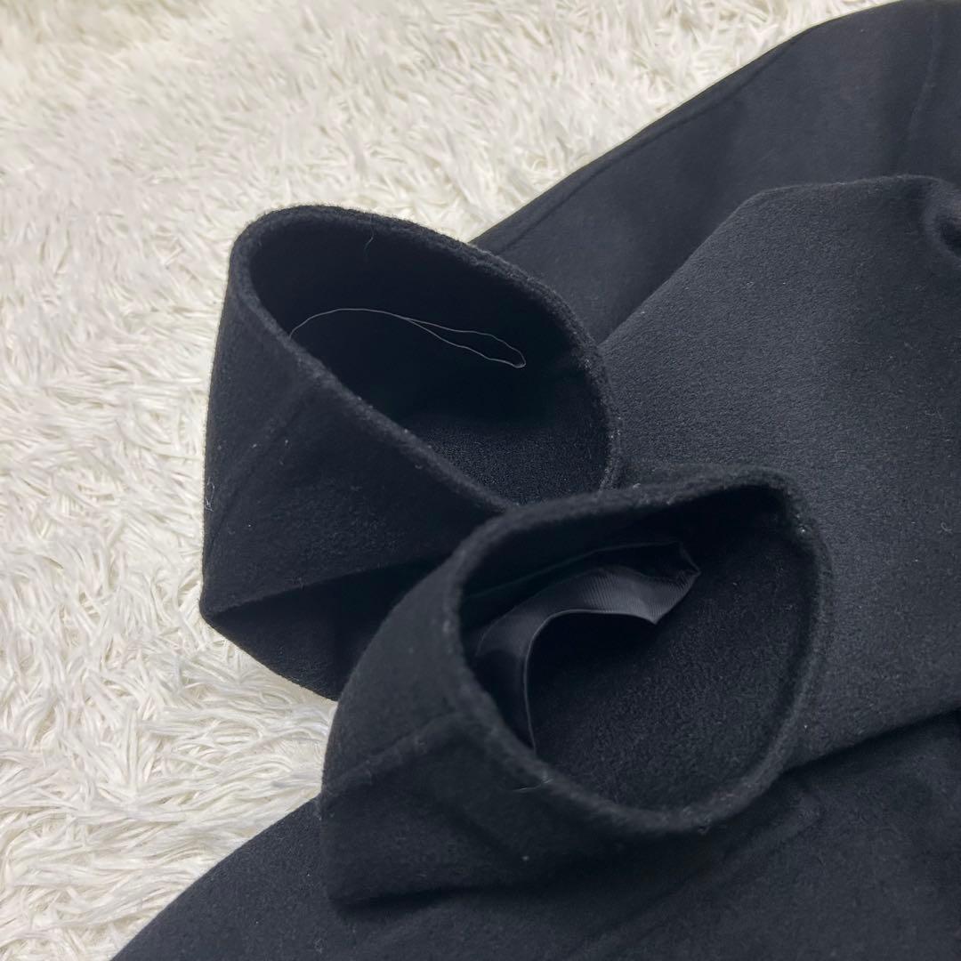 レオナール カシミヤ ペイズリー スパンコール柄 裏地総柄 ダブル ロングコート