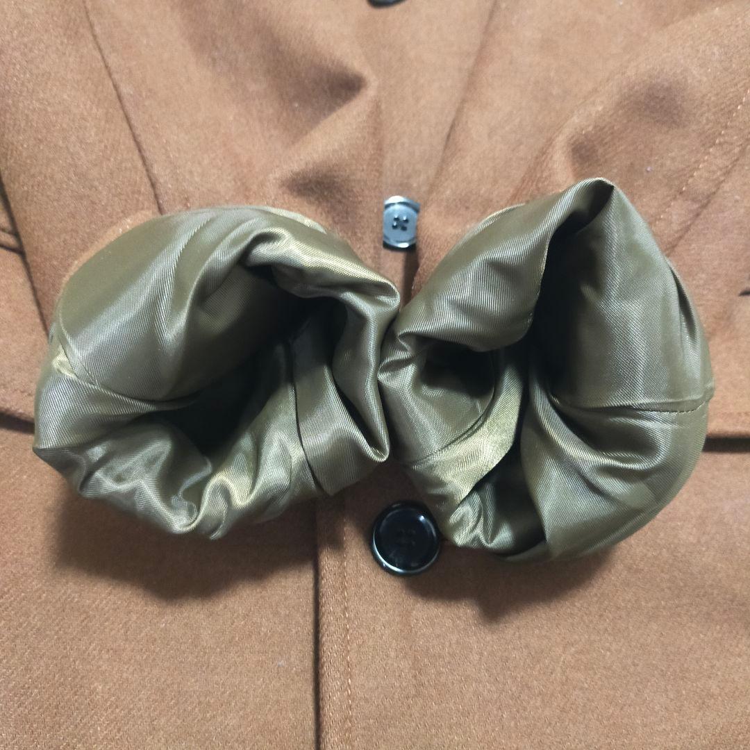 【紳士の装い】グリーンレーベルリラクシング・チェスターコート・メリノ・ブラウンＳ