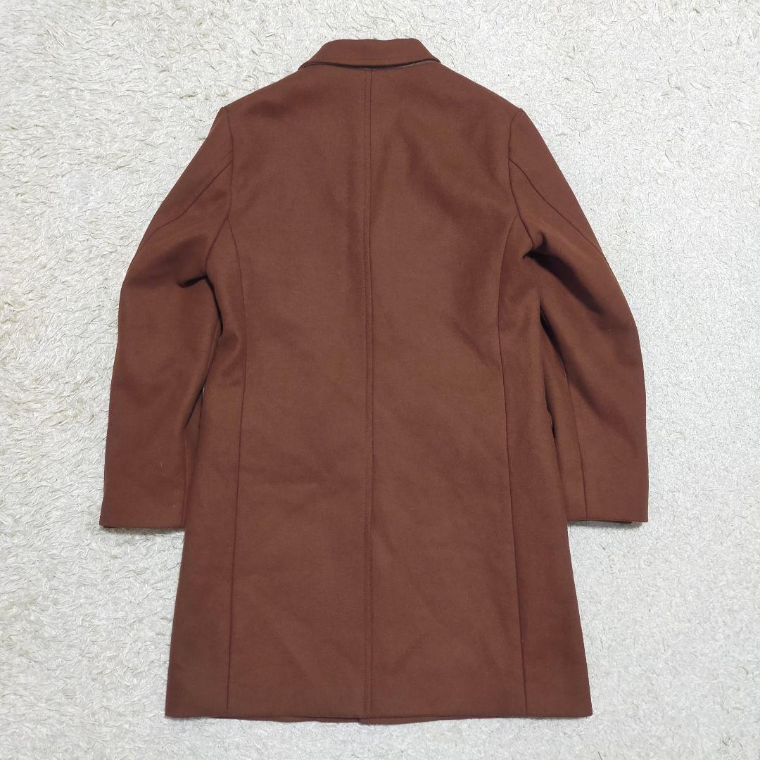 【紳士の装い】グリーンレーベルリラクシング・チェスターコート・メリノ・ブラウンＳ