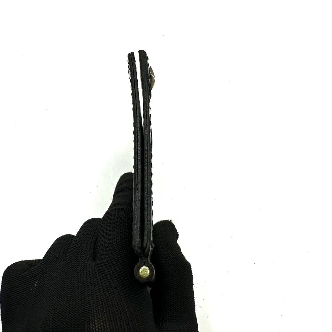 【美品✨】ハイロンワークス マネークリップ ブラック シルバー金具 星型