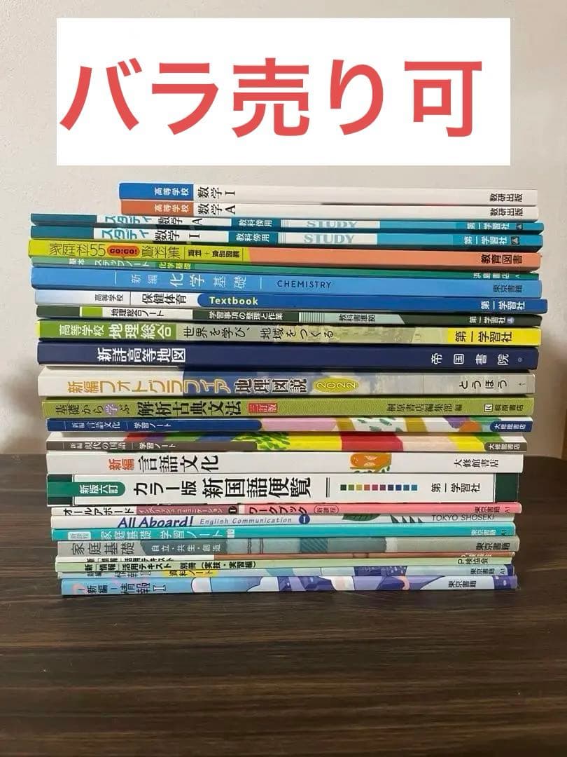 高校1年教科書セット 歴史のみなし