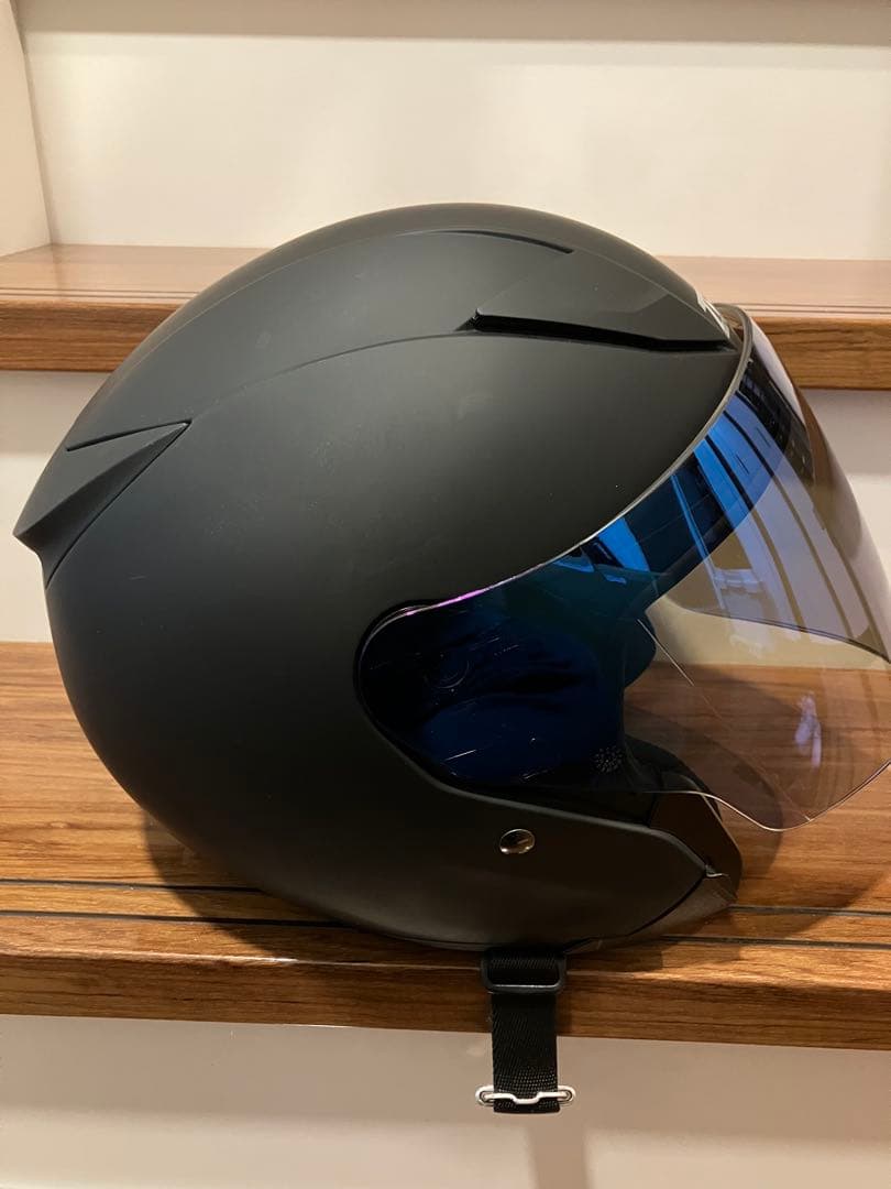 ZENITH YJ-20 ジェットヘルメットXL ブルーミラーシールド付き