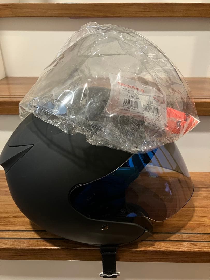 ZENITH YJ-20 ジェットヘルメットXL ブルーミラーシールド付き
