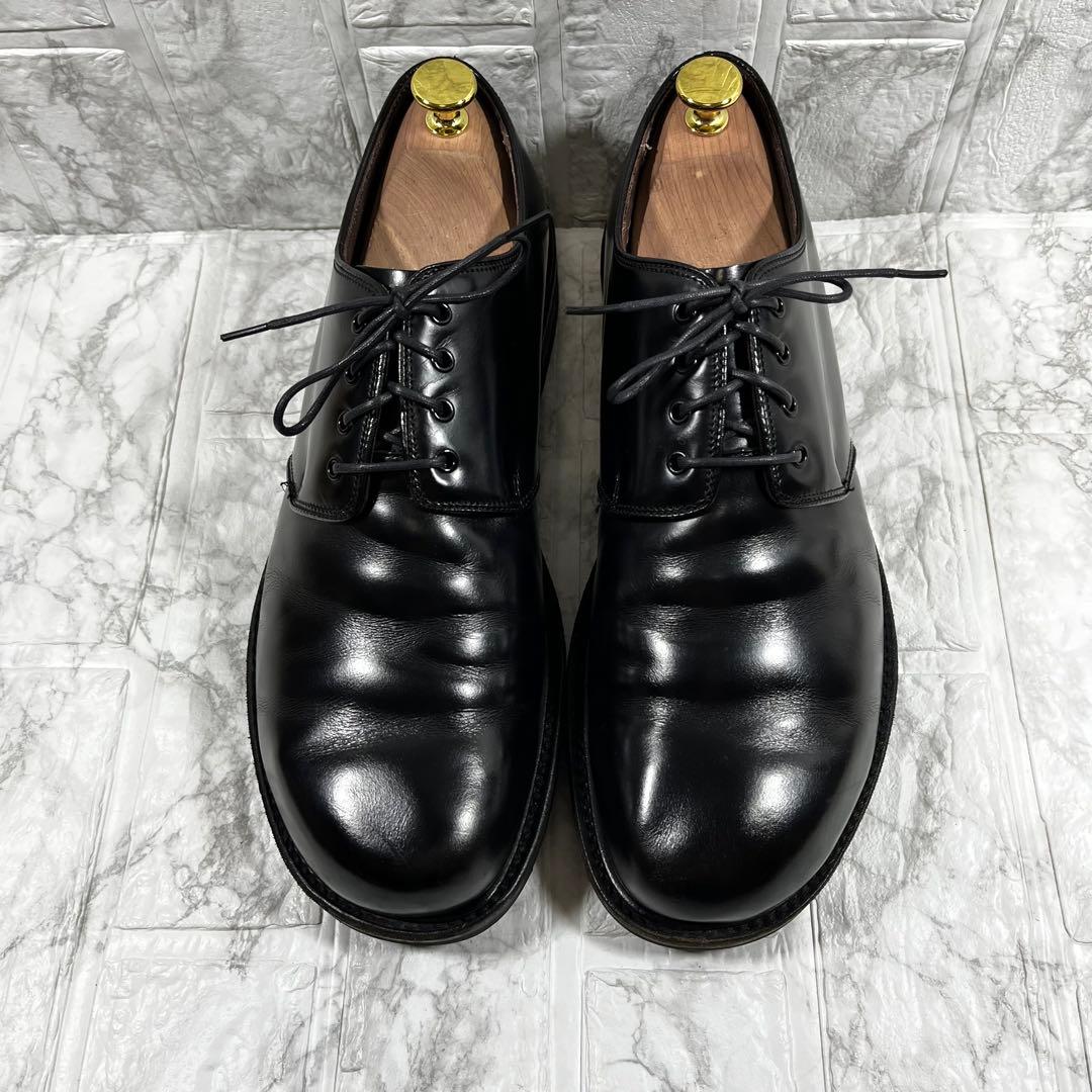 【美品】REGAL プレーントゥ　ダービーシューズ　外羽根　ブラック　27㎝