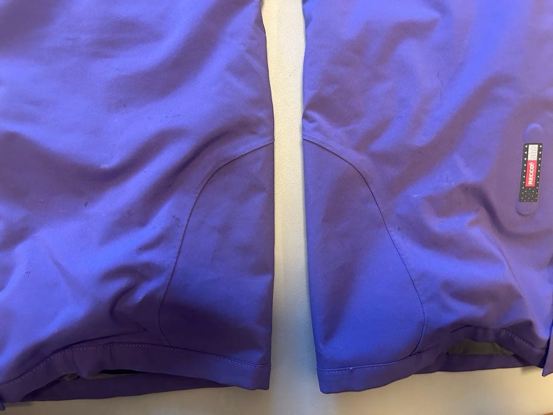 SOS スキーウェア 上下セット レディース 34 グリーン×パープル