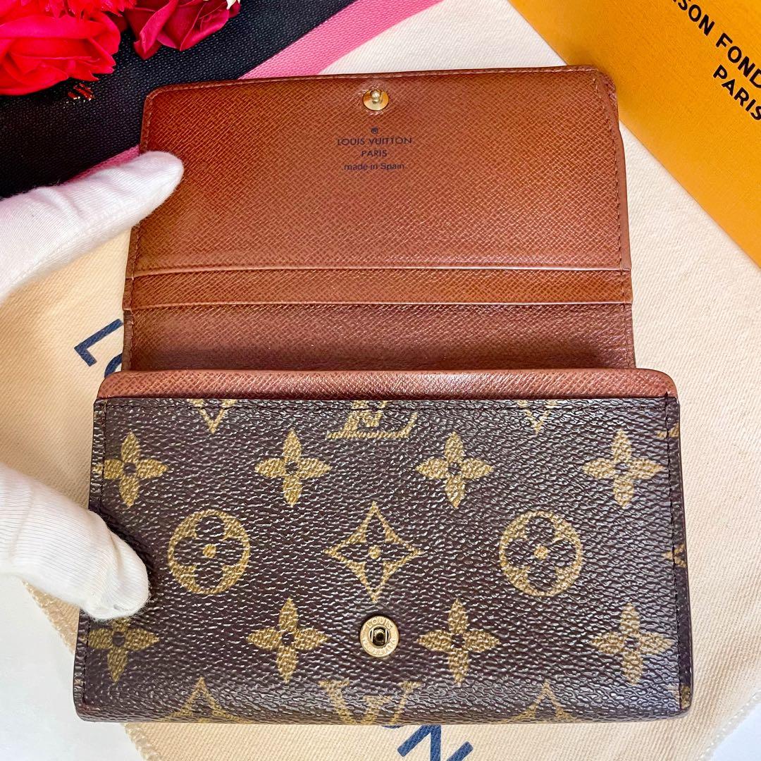 ✨極美品✨️ルイヴィトン モノグラム ポルトモネ ビエ トレゾール 二つ折り財布