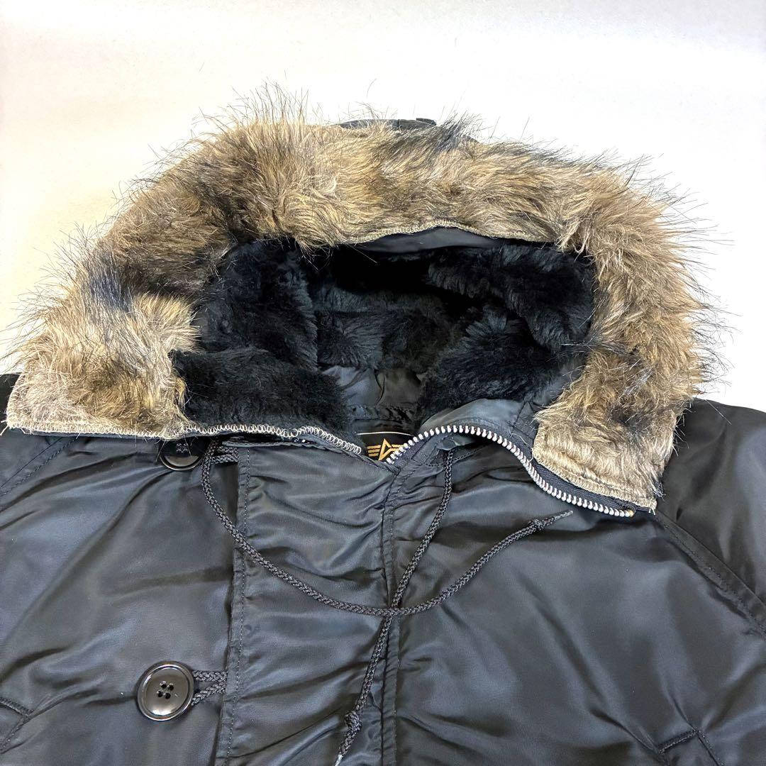 【美品】ALPHA INDUSTRIES N-3B フライトジャケット Ｌ