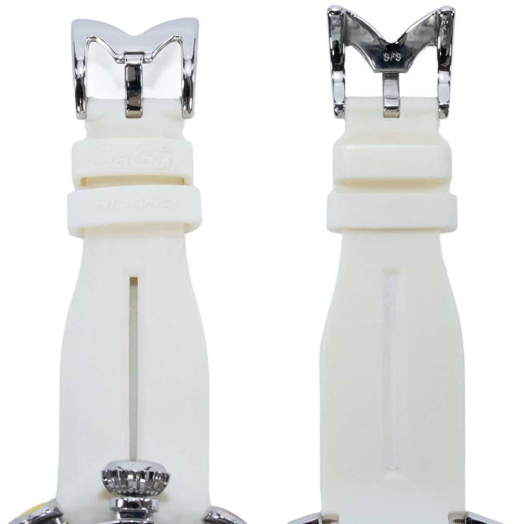 ガガミラノ 腕時計 メンズ ダイヤカスタム クロノ48mm 白 クロノグラフ