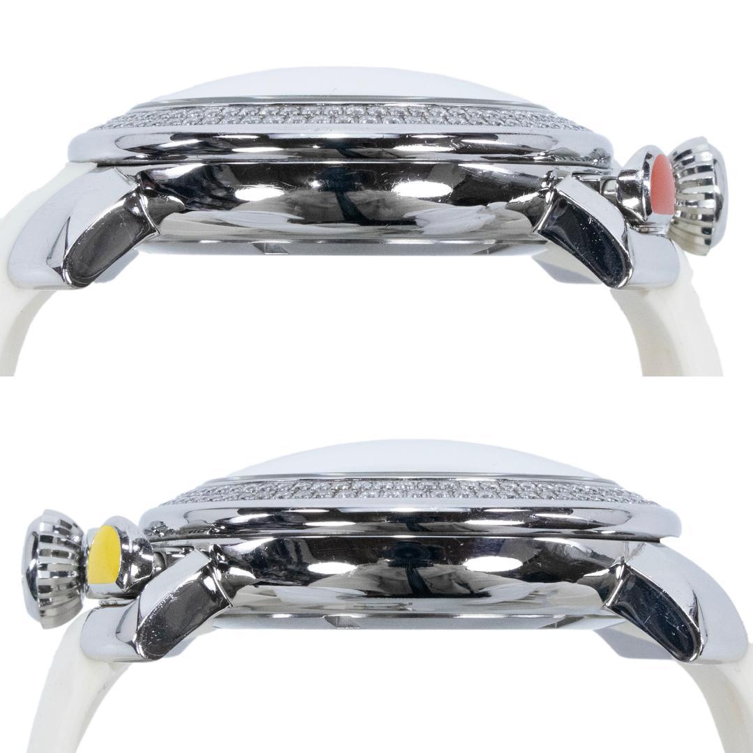 ガガミラノ 腕時計 メンズ ダイヤカスタム クロノ48mm 白 クロノグラフ