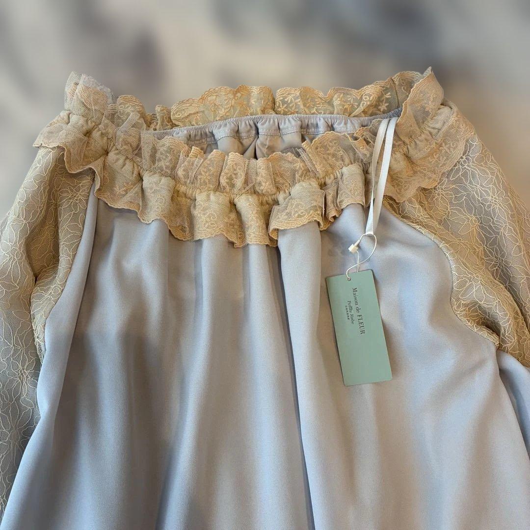 希少　神田沙也加着用　メゾンドフルールプチローブカノンワンピース　Mサイズ