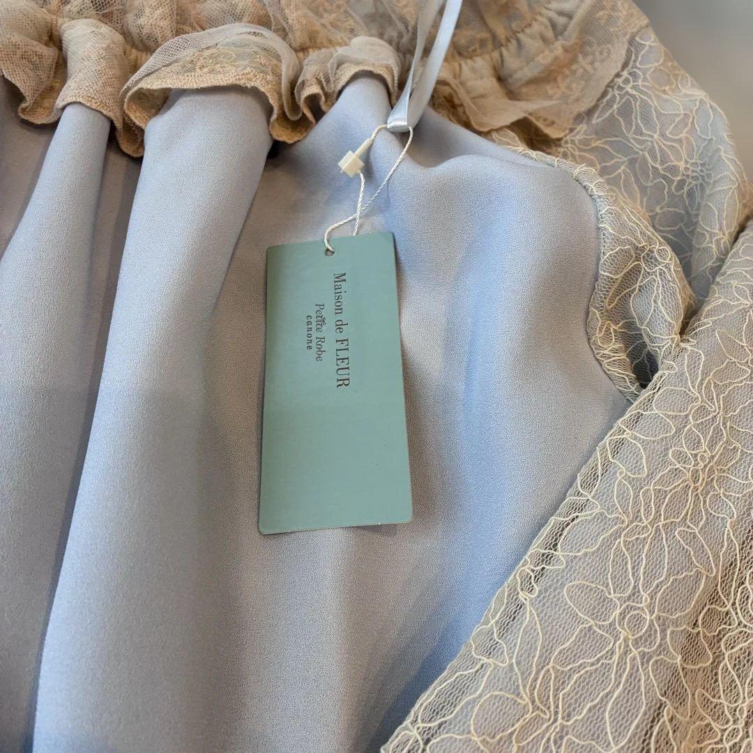 希少　神田沙也加着用　メゾンドフルールプチローブカノンワンピース　Mサイズ