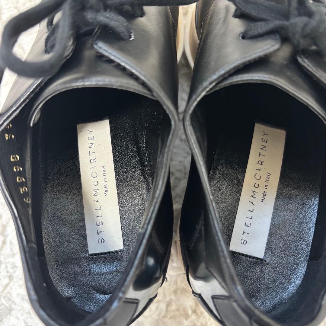 ステラマッカートニー エリス スター ダービー プラットフォーム 厚底 レザー