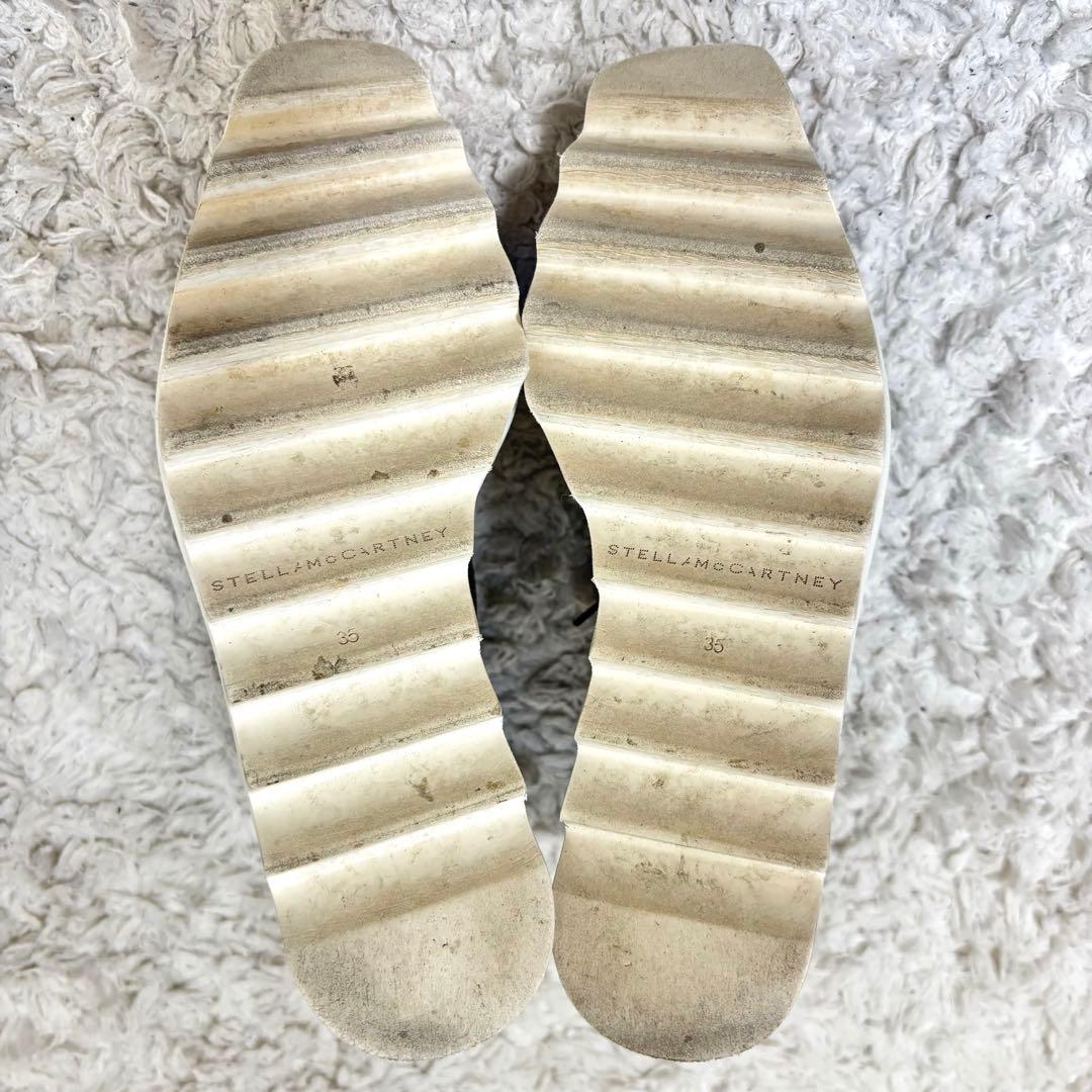 ステラマッカートニー エリス スター ダービー プラットフォーム 厚底 レザー