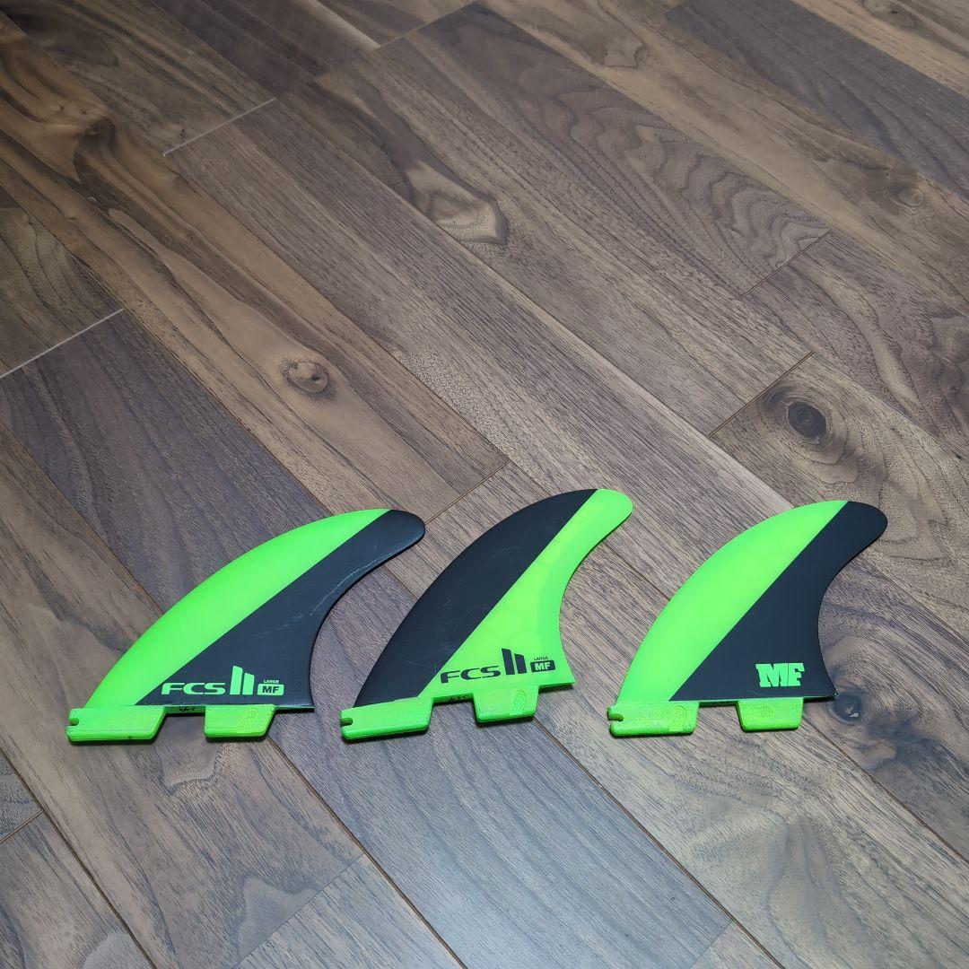 FCS MF トライフィン LARGE グリーン/ブラック