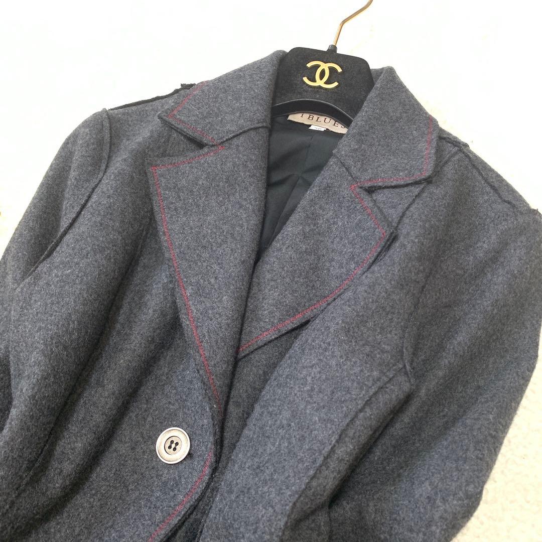 ★ ぷ一さん様　マックスマーラロングコート❤︎ダブルフェイス❤︎花柄刺繍Aライン　M