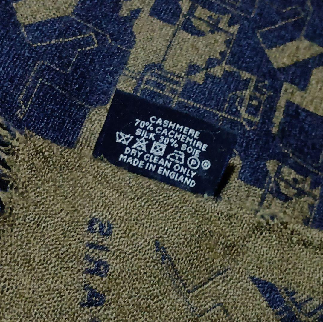 HERMES✳️カシミヤ＆シルク 総柄ストール