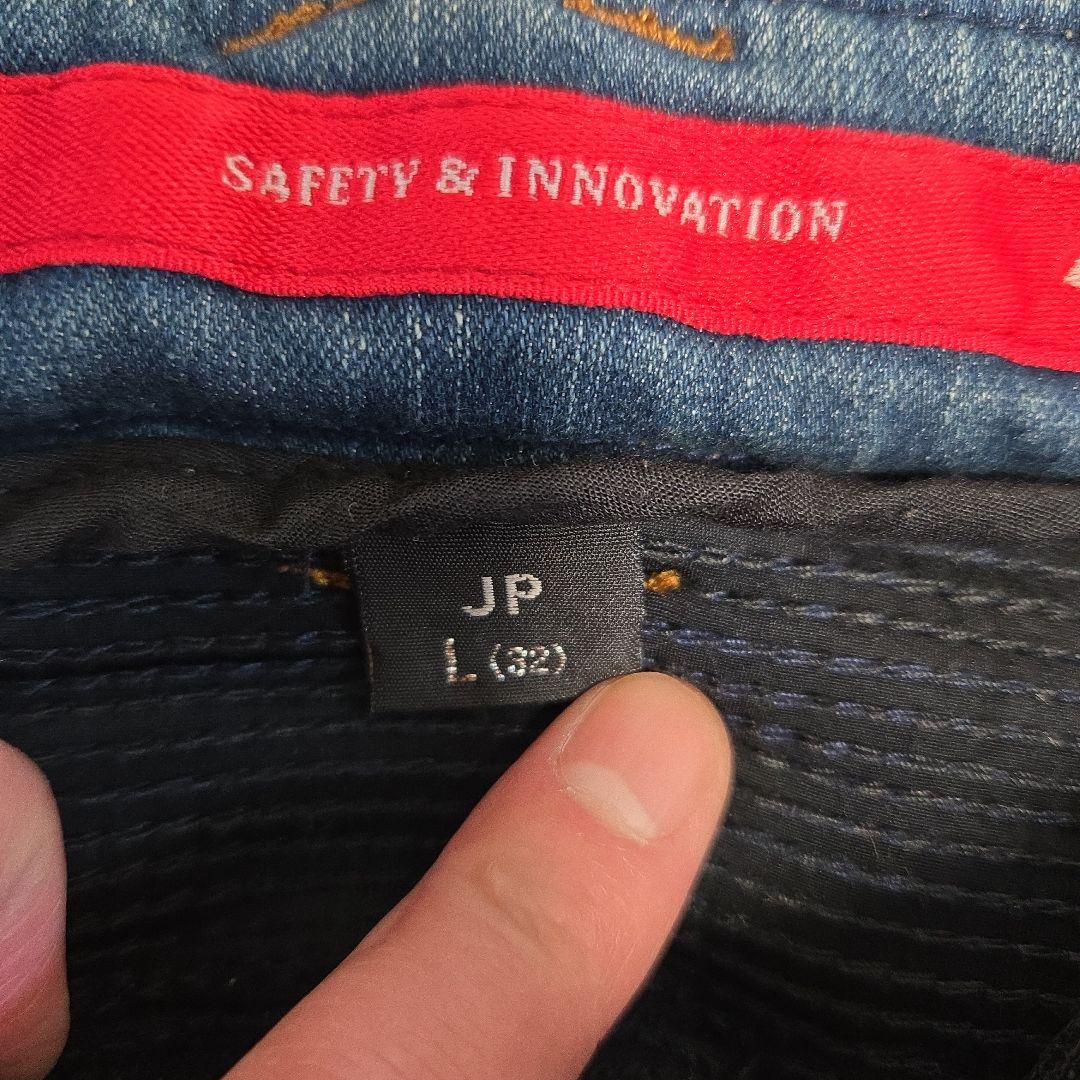 KOMINE バイク用デニムパンツ 秋冬用　L(32)　美品