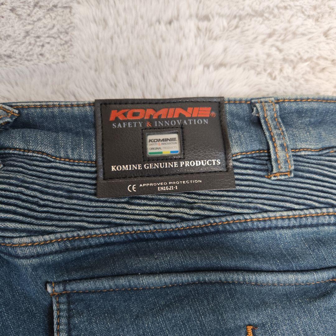 KOMINE バイク用デニムパンツ 秋冬用　L(32)　美品