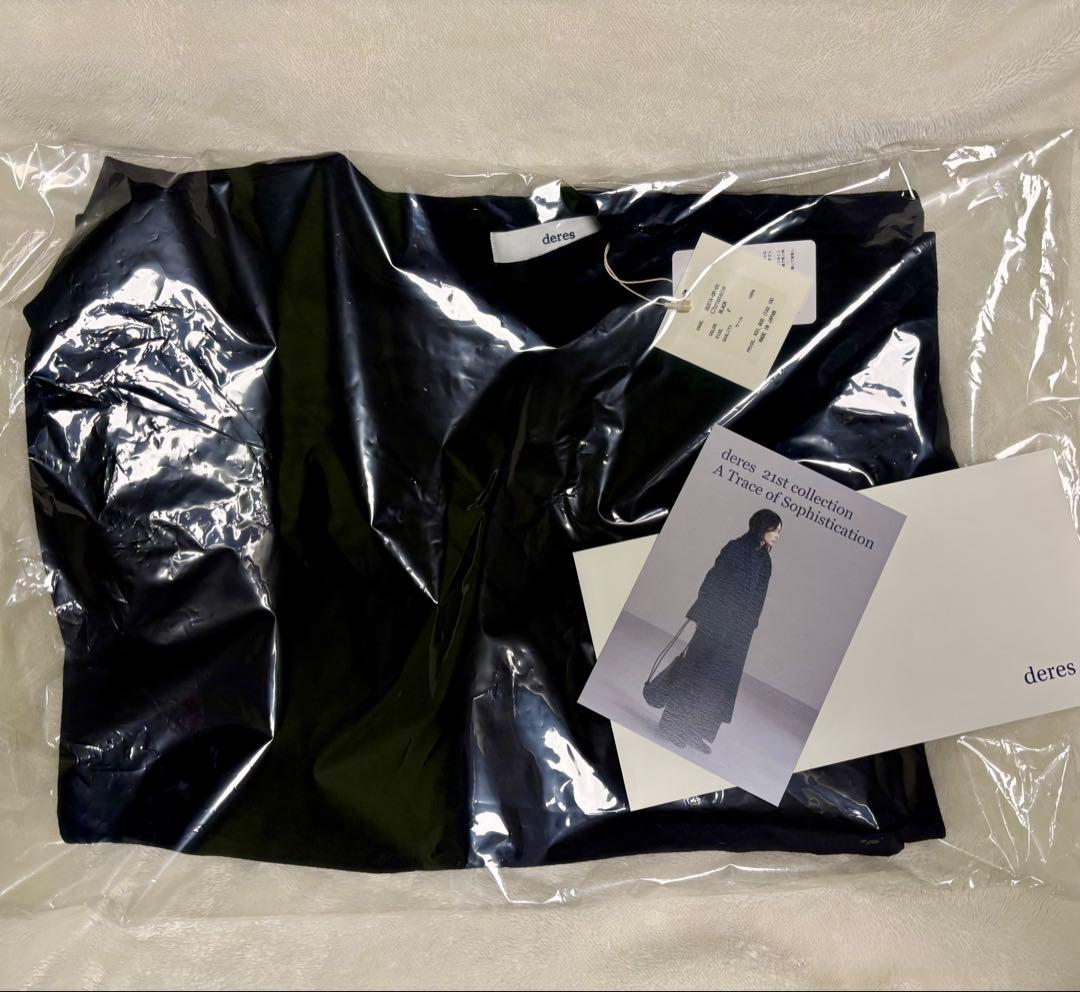 deres Christelle / relax drape dress新品