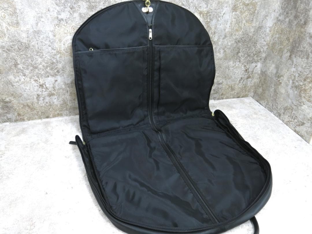 COACH コーチ／カーフレザー／ガーメントケース／ブラック