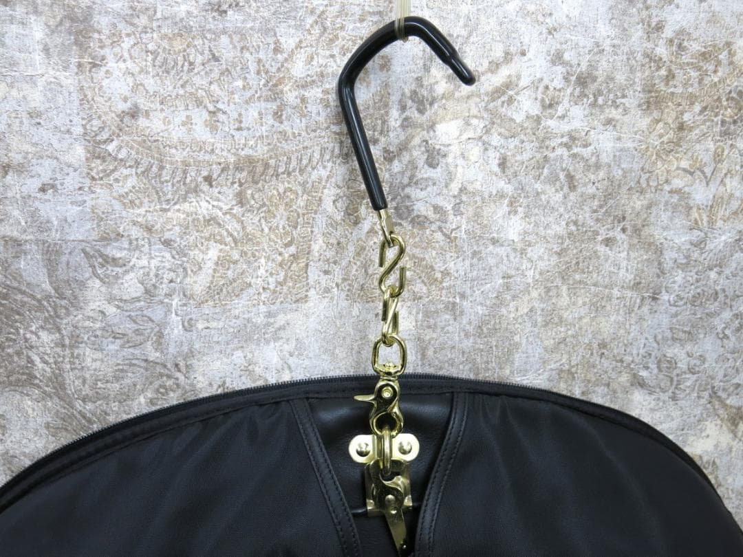 COACH コーチ／カーフレザー／ガーメントケース／ブラック