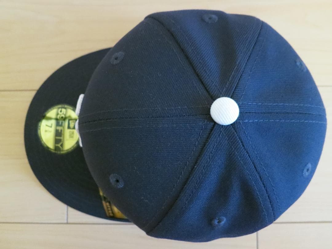 ニューエラ PC 59FIFTY BLACK LABEL ドジャース ネイビー