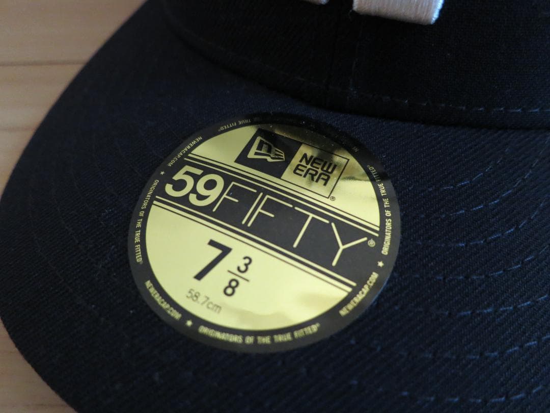 ニューエラ PC 59FIFTY BLACK LABEL ドジャース ネイビー