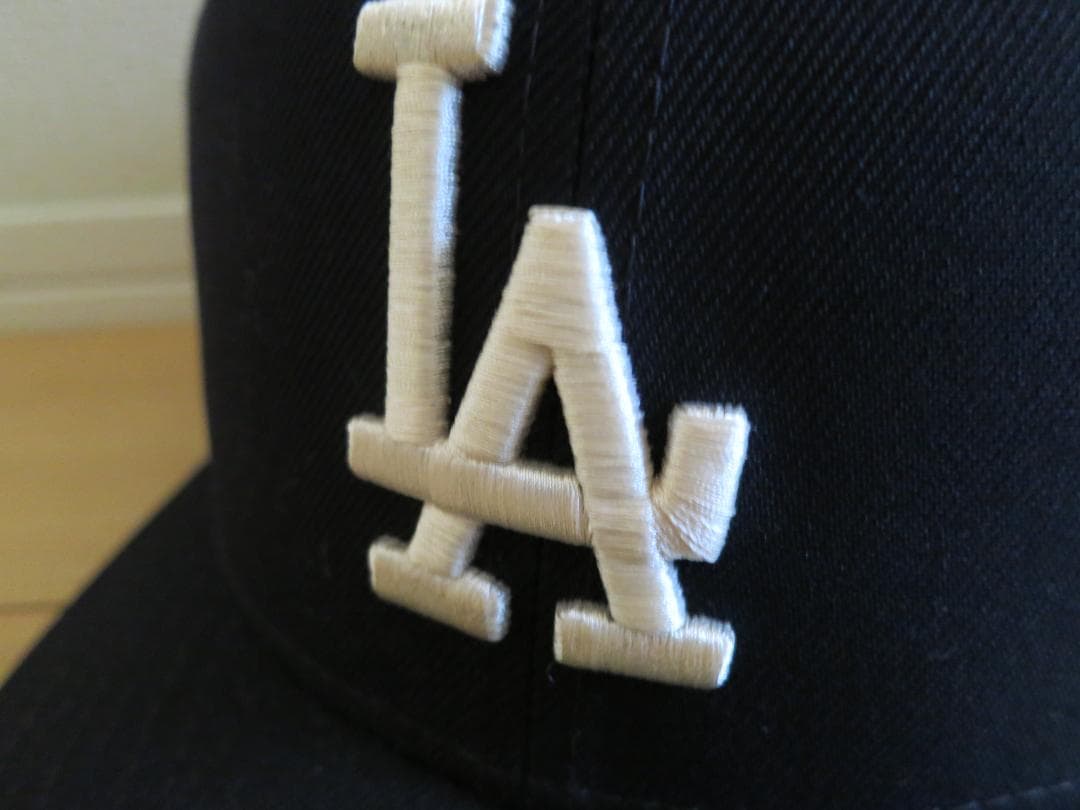 ニューエラ PC 59FIFTY BLACK LABEL ドジャース ネイビー