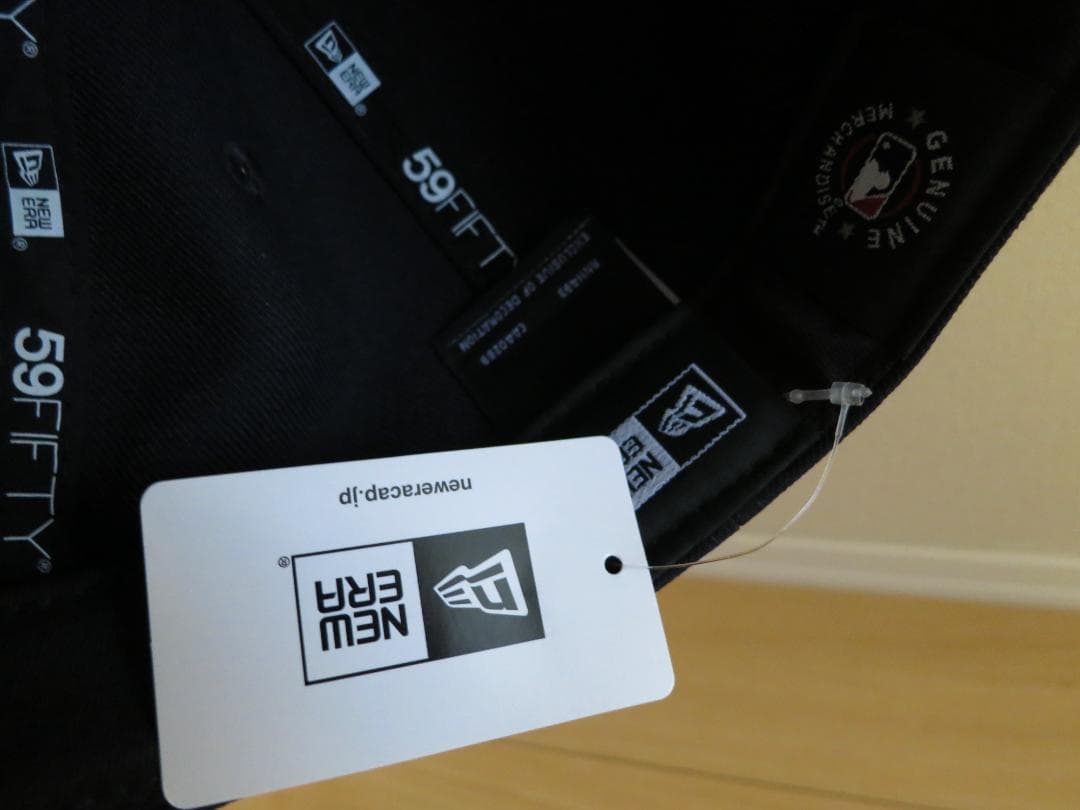 ニューエラ PC 59FIFTY BLACK LABEL ドジャース ネイビー