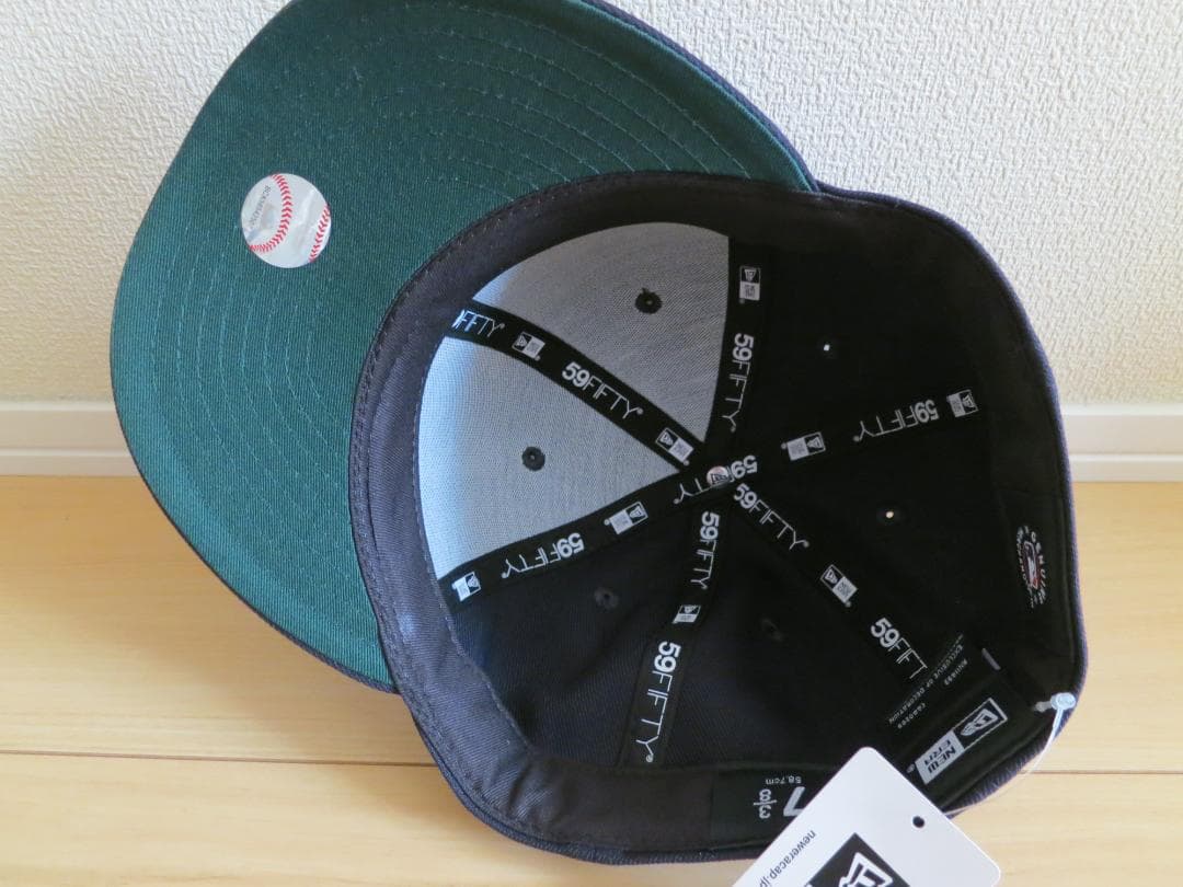 ニューエラ PC 59FIFTY BLACK LABEL ドジャース ネイビー