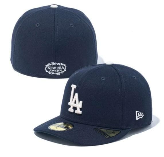 ニューエラ PC 59FIFTY BLACK LABEL ドジャース ネイビー