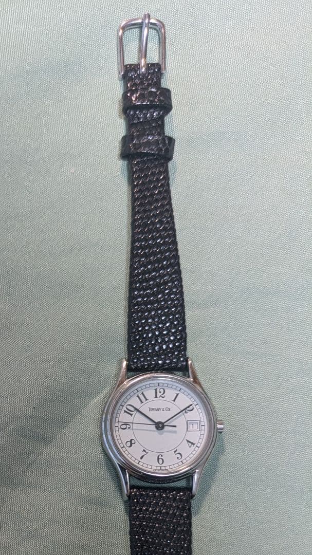 し*ん様 ジャンク Tiffany & Co. アナログクォーツ腕時計