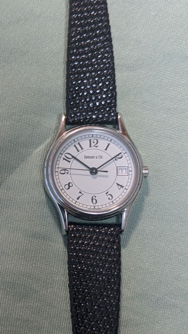 し*ん様 ジャンク Tiffany & Co. アナログクォーツ腕時計
