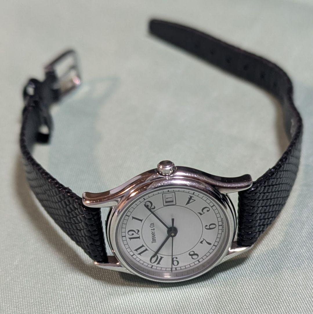 し*ん様 ジャンク Tiffany & Co. アナログクォーツ腕時計