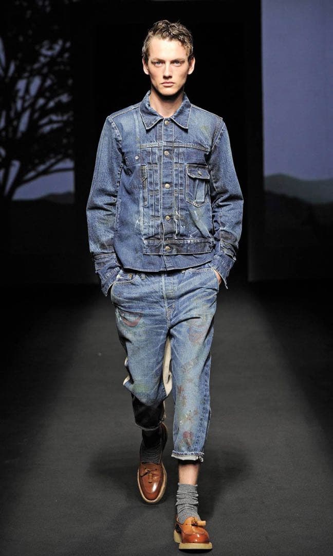 ジャケット・アウター 11SS Deconstructed Docking Denim Jacket